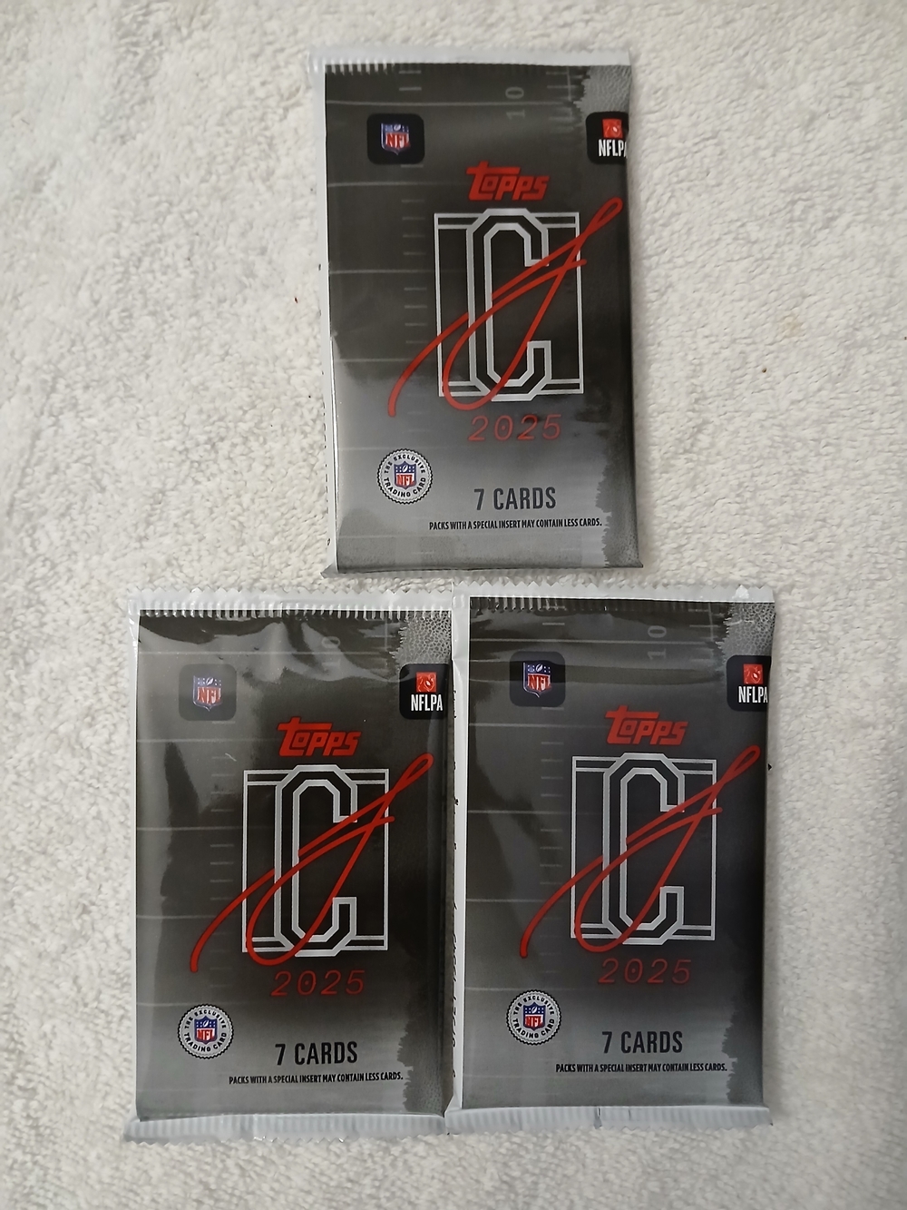 2025 Topps Signature Class Football Traading Cards Booster Pack #tradingcards